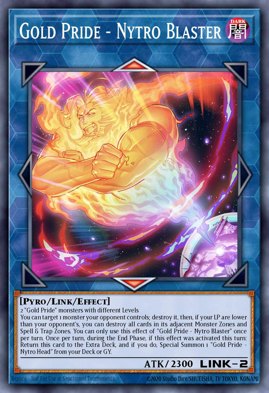 Gold Pride  Nytro Blaster - PHHY-EN090 Super Rare | Yu-Gi-Oh! Card