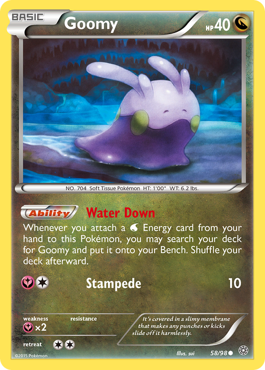 Goomy 58/98 Common | Ancient Origins | Pokemon Card