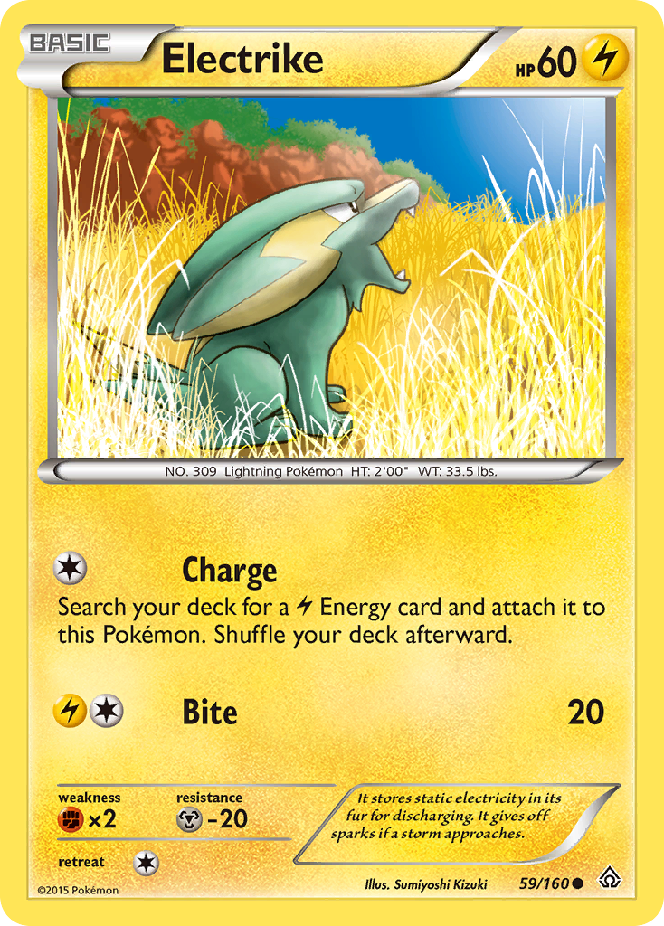 Electrike 59/160 Common | Primal Clash | Pokemon Card