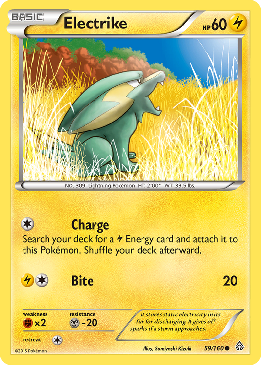 Electrike 59/160 Common | Primal Clash | Pokemon Card