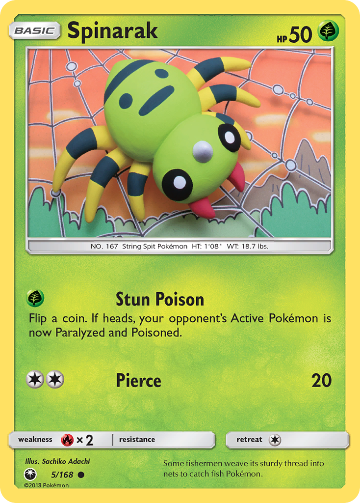 Spinarak 5/168 Common | Celestial Storm | Pokemon Card