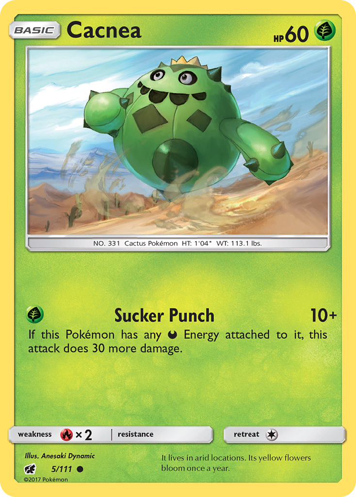 Cacnea 5/111 Common | Crimson Invasion | Pokemon Card