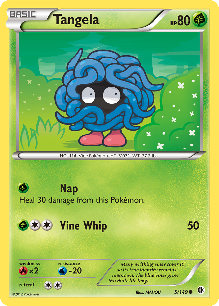 Tangela 5/149 Common | Boundaries Crossed | Pokemon Card