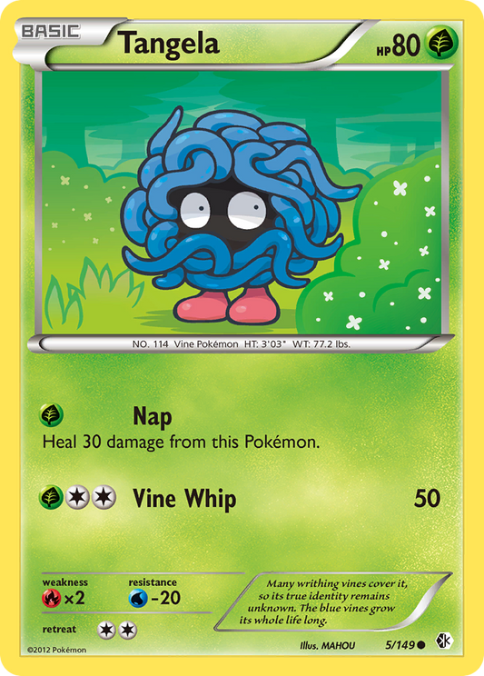 Tangela 5/149 Common | Boundaries Crossed | Pokemon Card