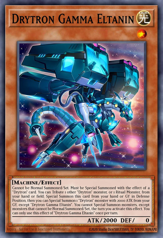 Drytron Gamma Eltanin - GEIM-EN026 Rare | Yu-Gi-Oh! Card