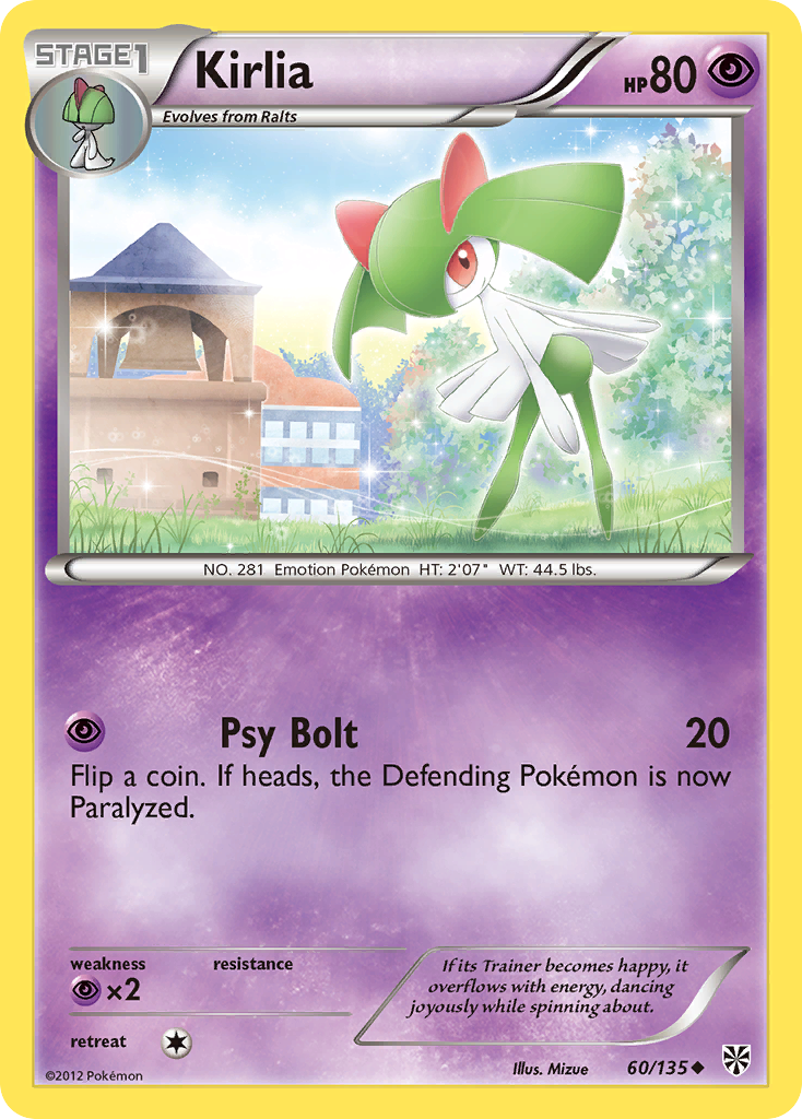 Kirlia 60/135 Uncommon | Plasma Storm | Pokemon Card