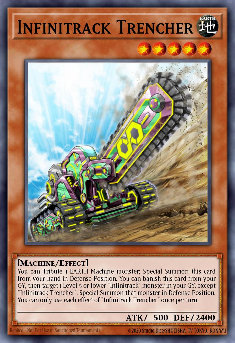 Infinitrack Trencher - INCH-EN005 Secret Rare | Yu-Gi-Oh! Card