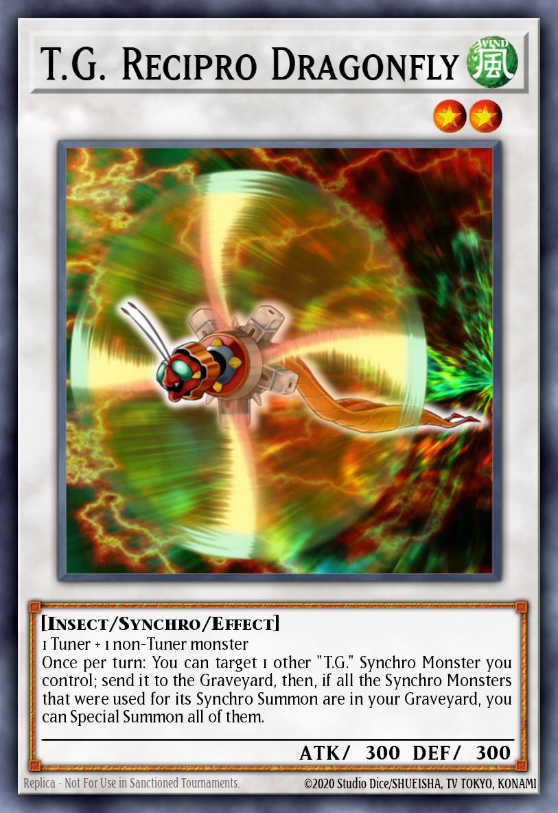 T.G. Recipro Dragonfly - EXVC-EN039 Rare | Yu-Gi-Oh! Card