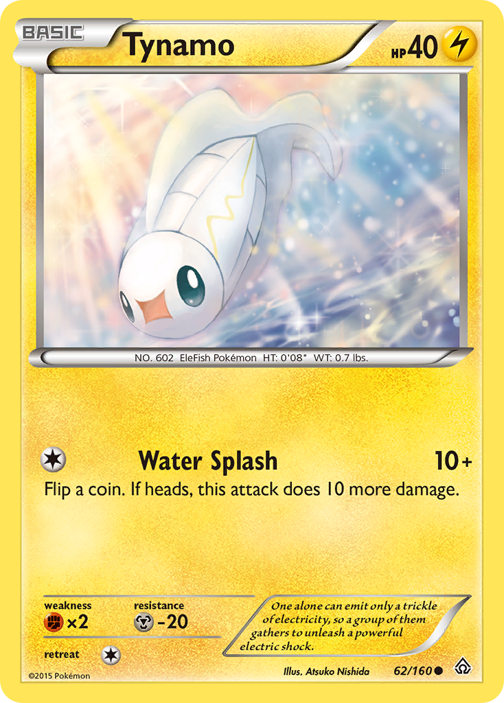 Tynamo 62/160 Common | Primal Clash | Pokemon Card