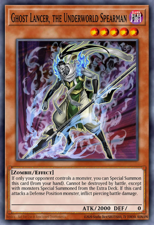 Ghost Lancer, the Underworld Spearman - BLMR-EN023 Ultra Rare | Yu-Gi-Oh! Card