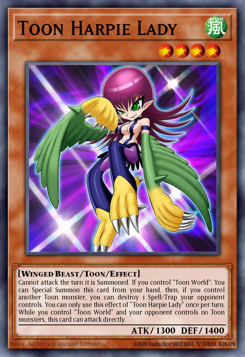 Toon Harpie Lady - TOCH-EN002 Super Rare | Yu-Gi-Oh! Card