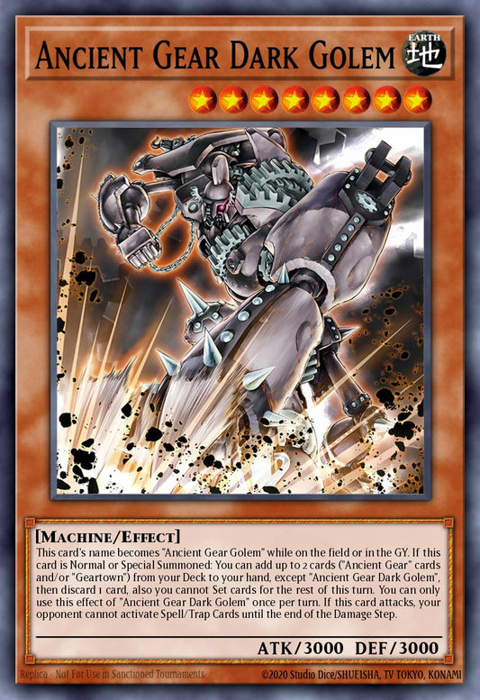 Ancient Gear Dark Golem - LEDE-EN006 Super Rare | Yu-Gi-Oh! Card