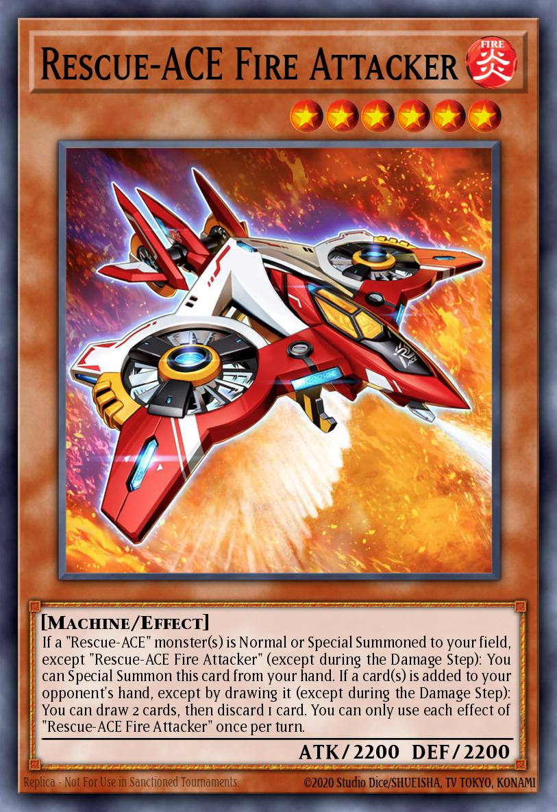 RescueACE Fire Attacker - AMDE-EN005 Rare | Yu-Gi-Oh! Card