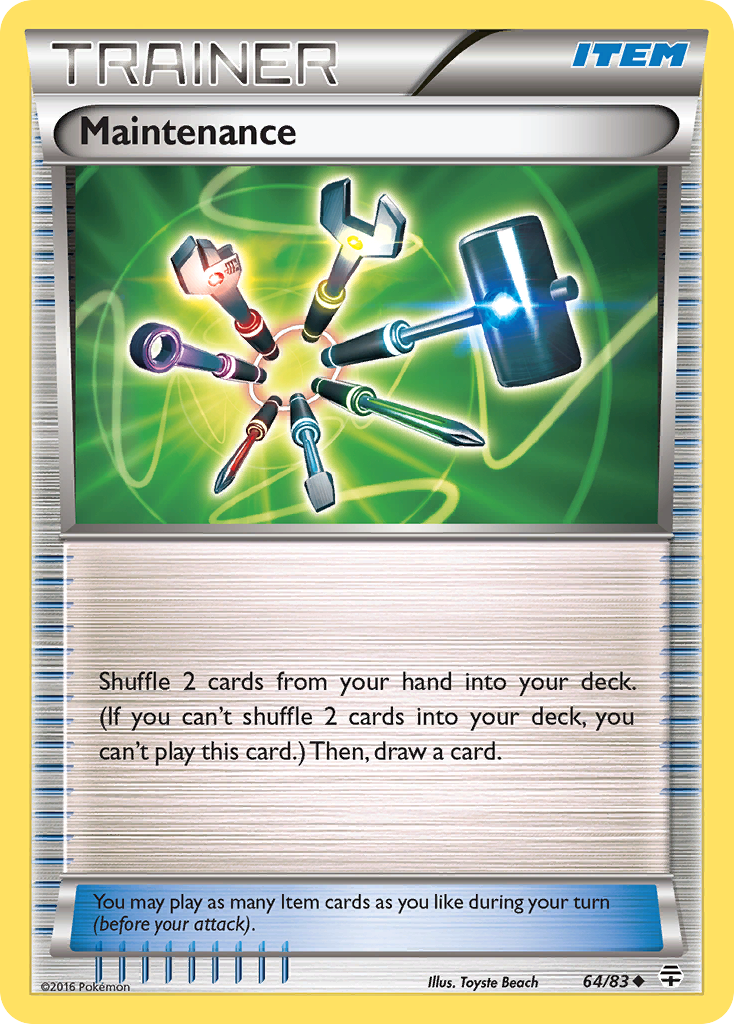 Maintenance 64/83 Uncommon | Generations | Pokemon Card