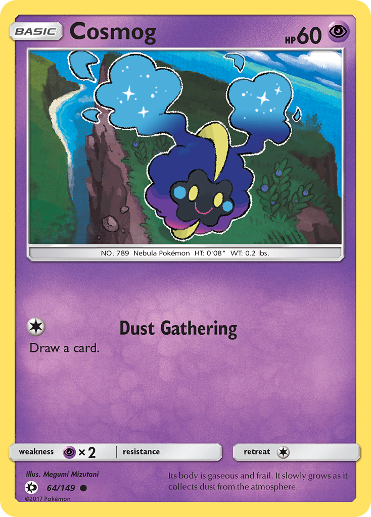 Cosmog 64/149 Common | Sun & Moon | Pokemon Card