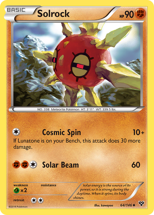 Solrock 64/146 Uncommon | XY | Pokemon Card