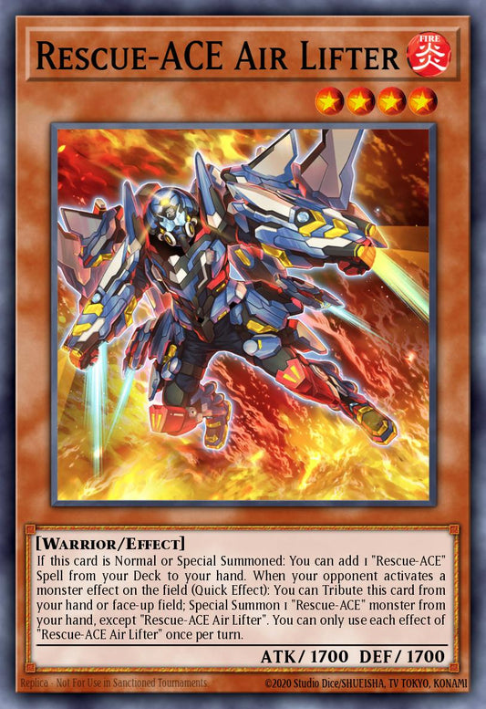 RescueACE Air Lifter - AMDE-EN002 Rare | Yu-Gi-Oh! Card