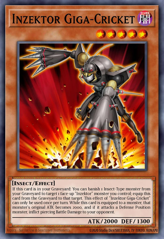 Inzektor GigaCricket - GAOV-EN031 Rare | Yu-Gi-Oh! Card