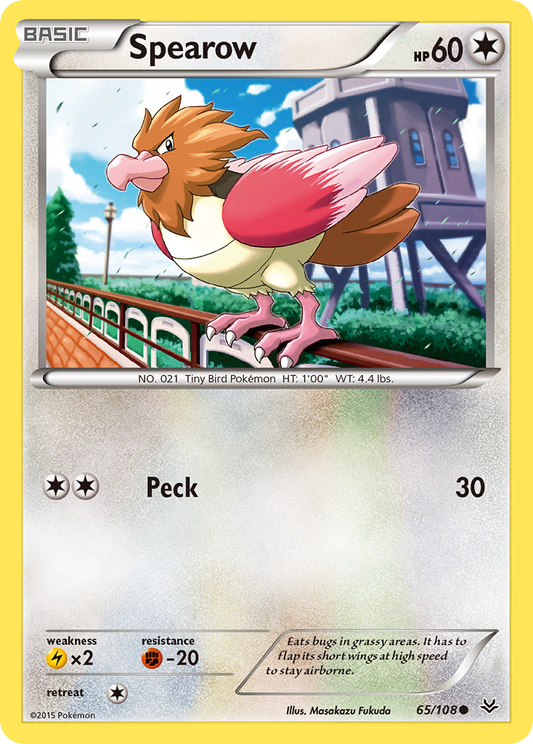 Spearow 65/108 Common | Roaring Skies | Pokemon Card