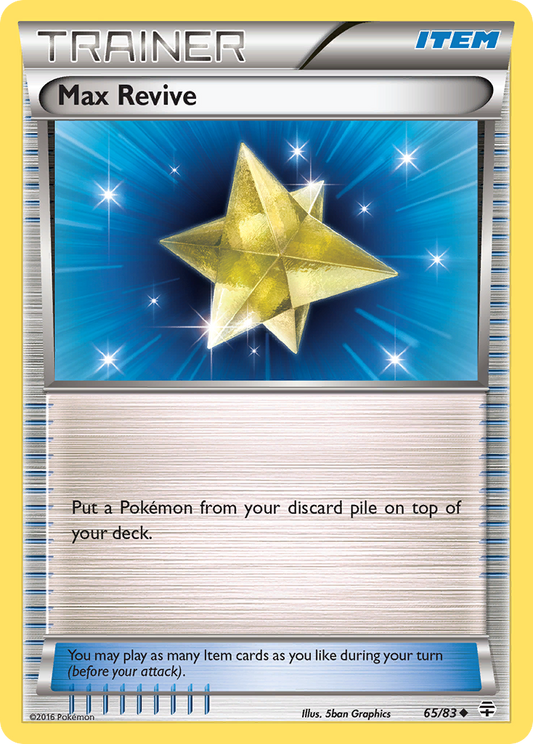 Max Revive 65/83 Uncommon | Generations | Pokemon Card