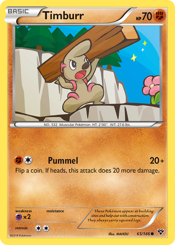 Timburr 65/146 Common | XY | Pokemon Card