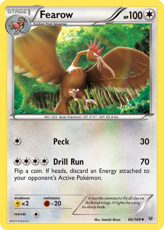 Fearow 66/108 Uncommon | Roaring Skies | Pokemon Card