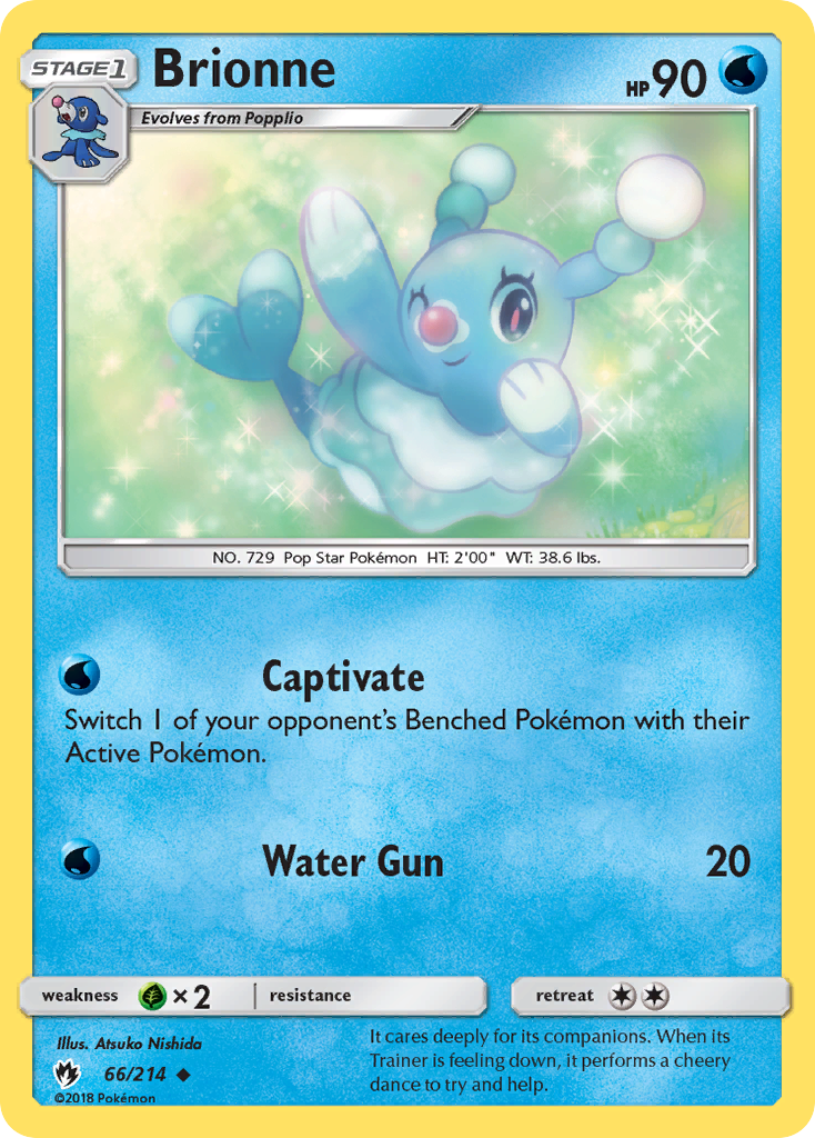 Brionne 66/214 Uncommon | Lost Thunder | Pokemon Card