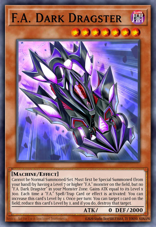 F.A. Dark Dragster - FLOD-EN087 Rare | Yu-Gi-Oh! Card