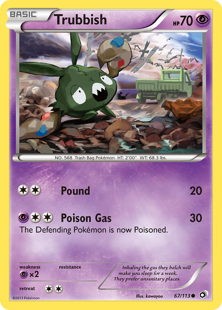 Trubbish 67/113 Common | Legendary Treasures | Pokemon Card