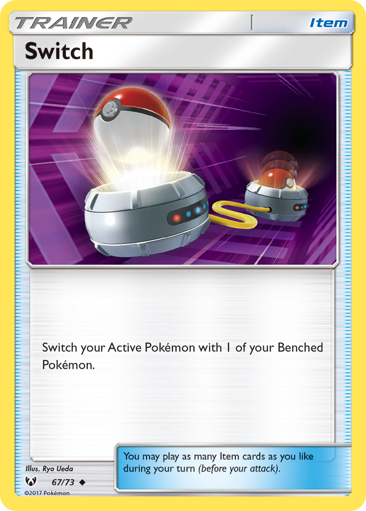 Switch 67/73 Uncommon | Shining Legends | Pokemon Card