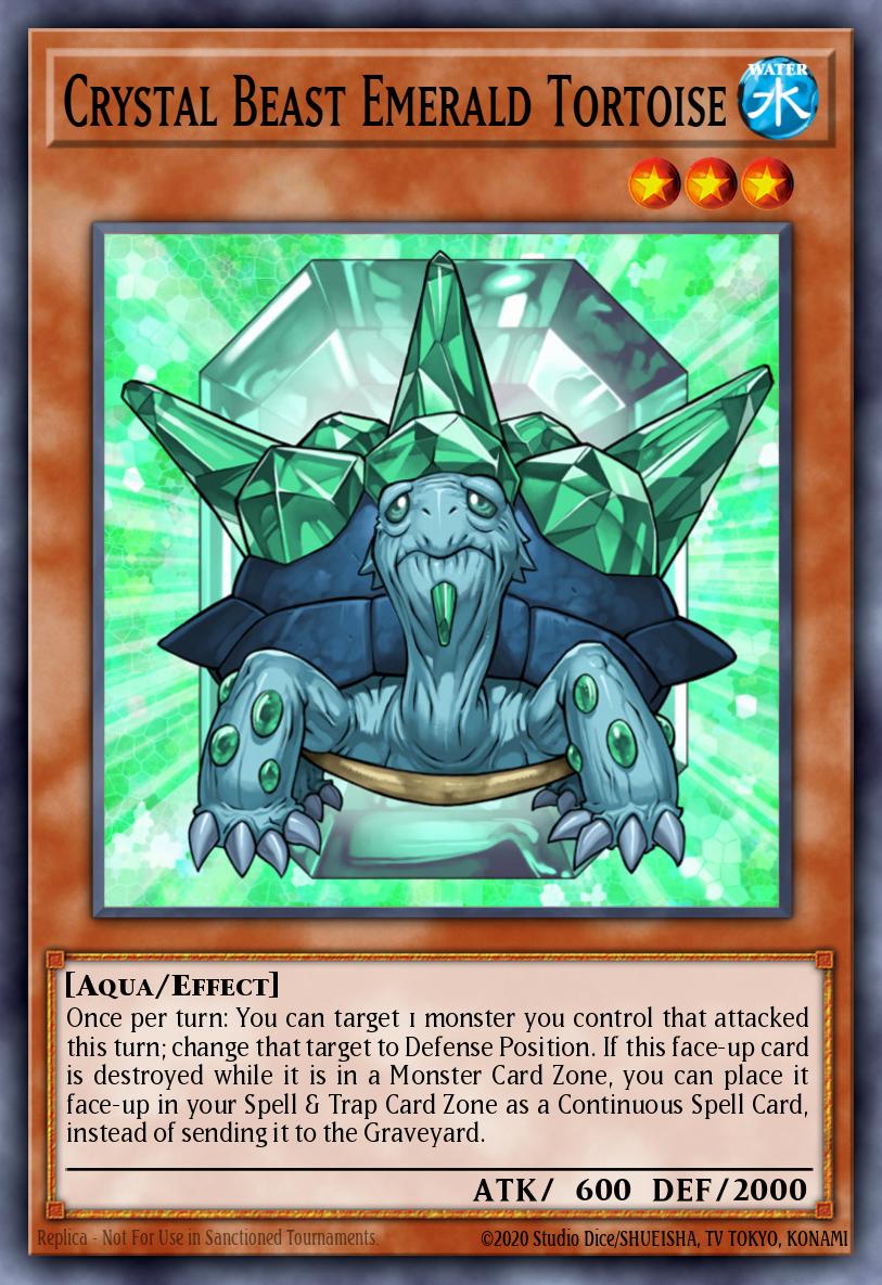 Crystal Beast Emerald Tortoise - BLCR-EN049 Ultra Rare | Yu-Gi-Oh! Card