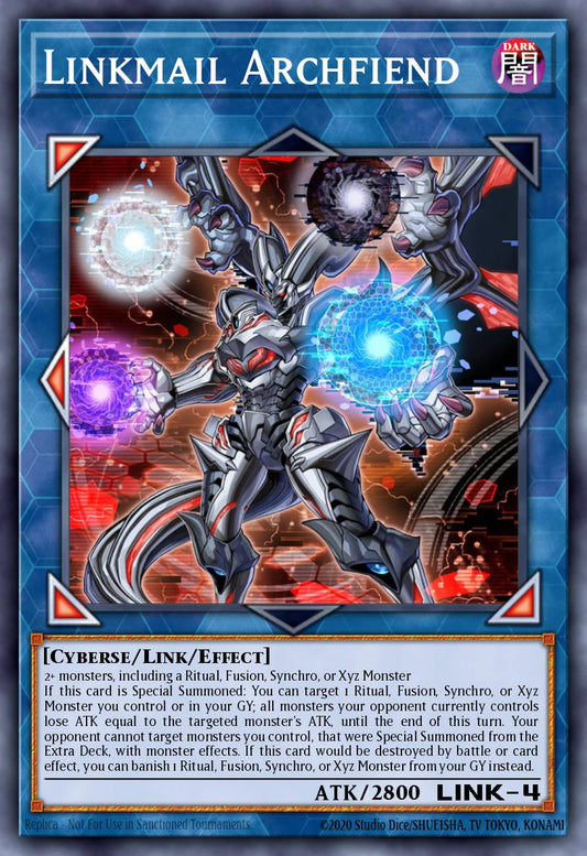 Linkmail Archfiend - RIRA-EN047 Super Rare | Yu-Gi-Oh! Card