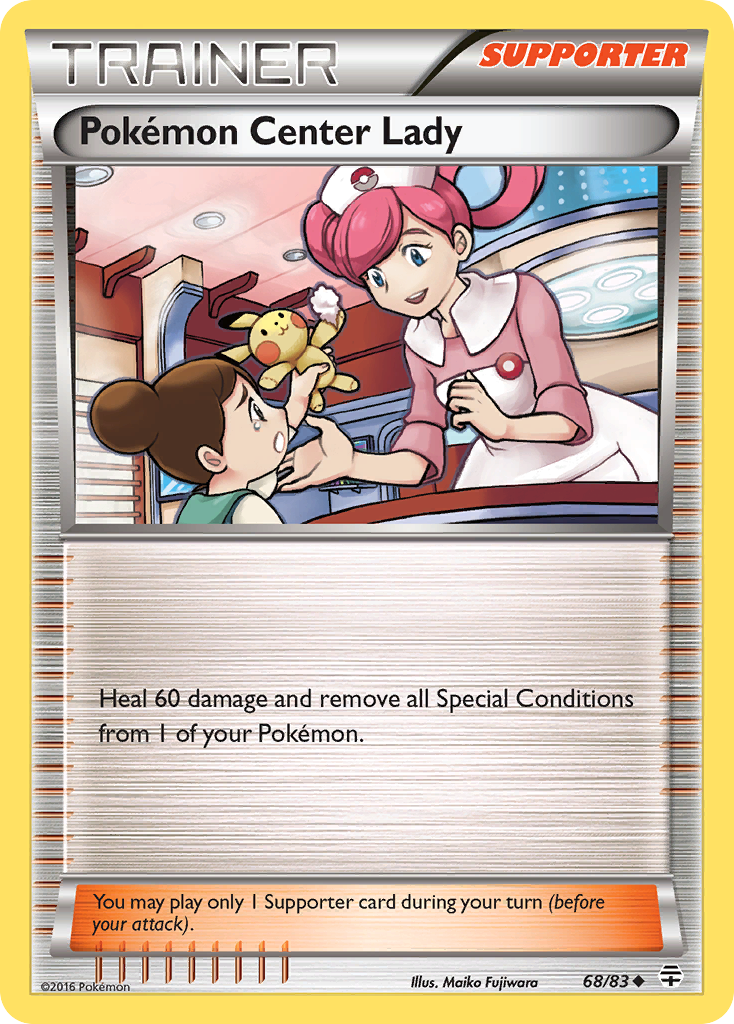 Pokémon Center Lady 68/83 Uncommon | Generations | Pokemon Card