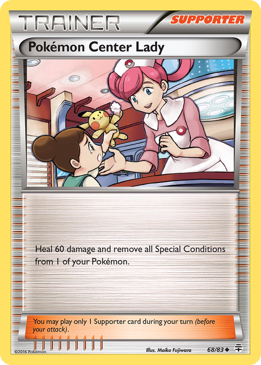 Pokémon Center Lady 68/83 Uncommon | Generations | Pokemon Card