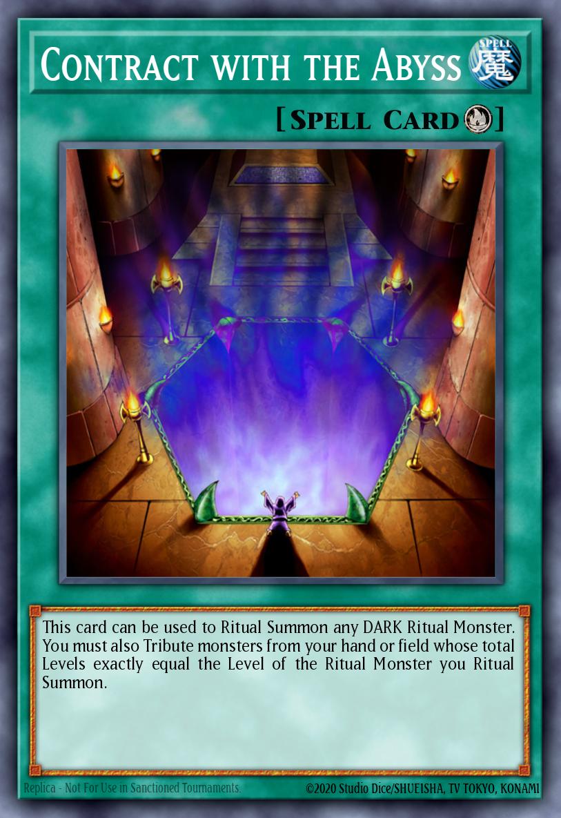 Contract with the Abyss - MP22-EN250 Ultra Rare | Yu-Gi-Oh! Card