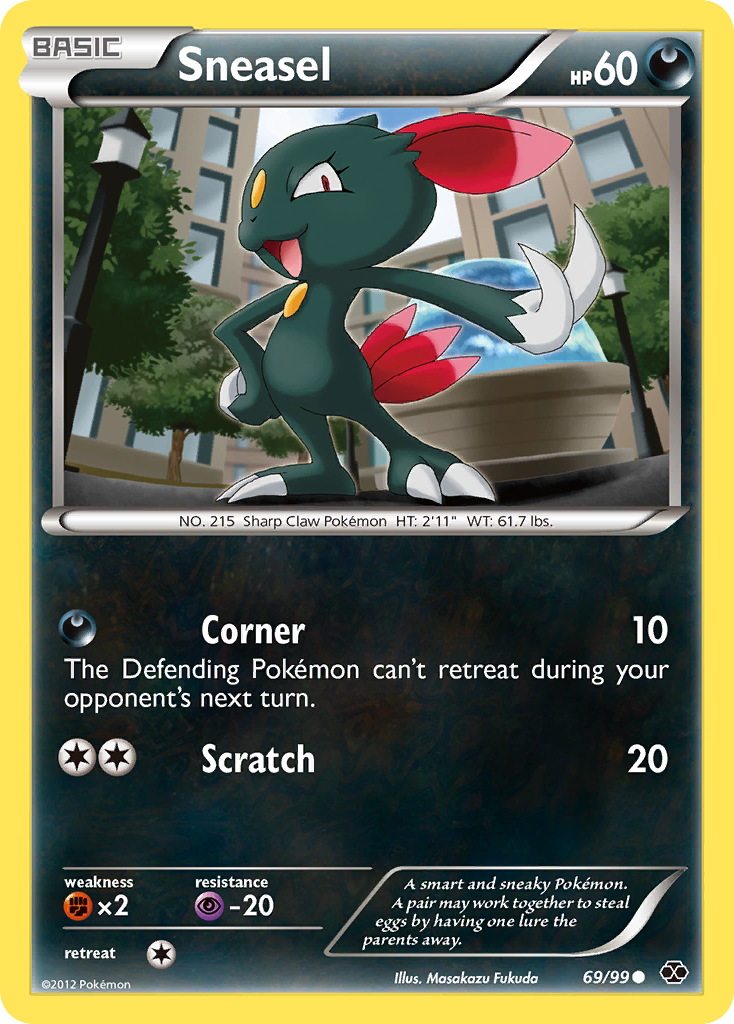 Sneasel 69/99 Common | Next Destinies | Pokemon Card