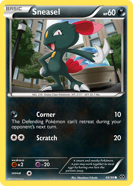 Sneasel 69/99 Common | Next Destinies | Pokemon Card