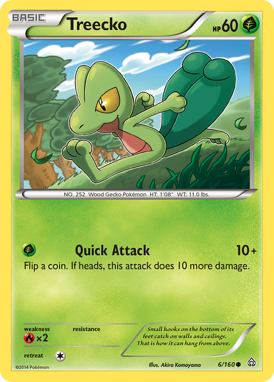 Treecko 6/160 Common | Primal Clash | Pokemon Card