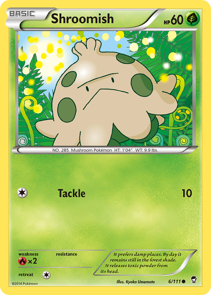 Shroomish 6/111 Common | Furious Fists | Pokemon Card