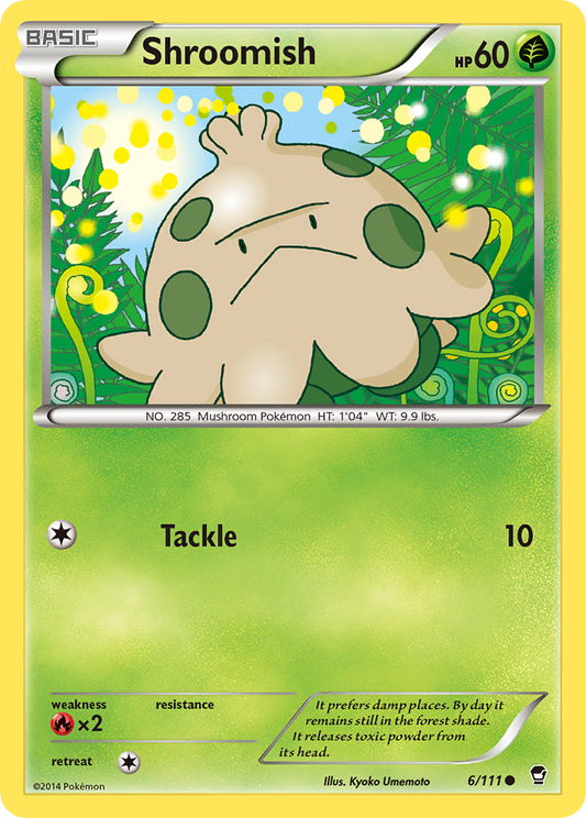 Shroomish 6/111 Common | Furious Fists | Pokemon Card