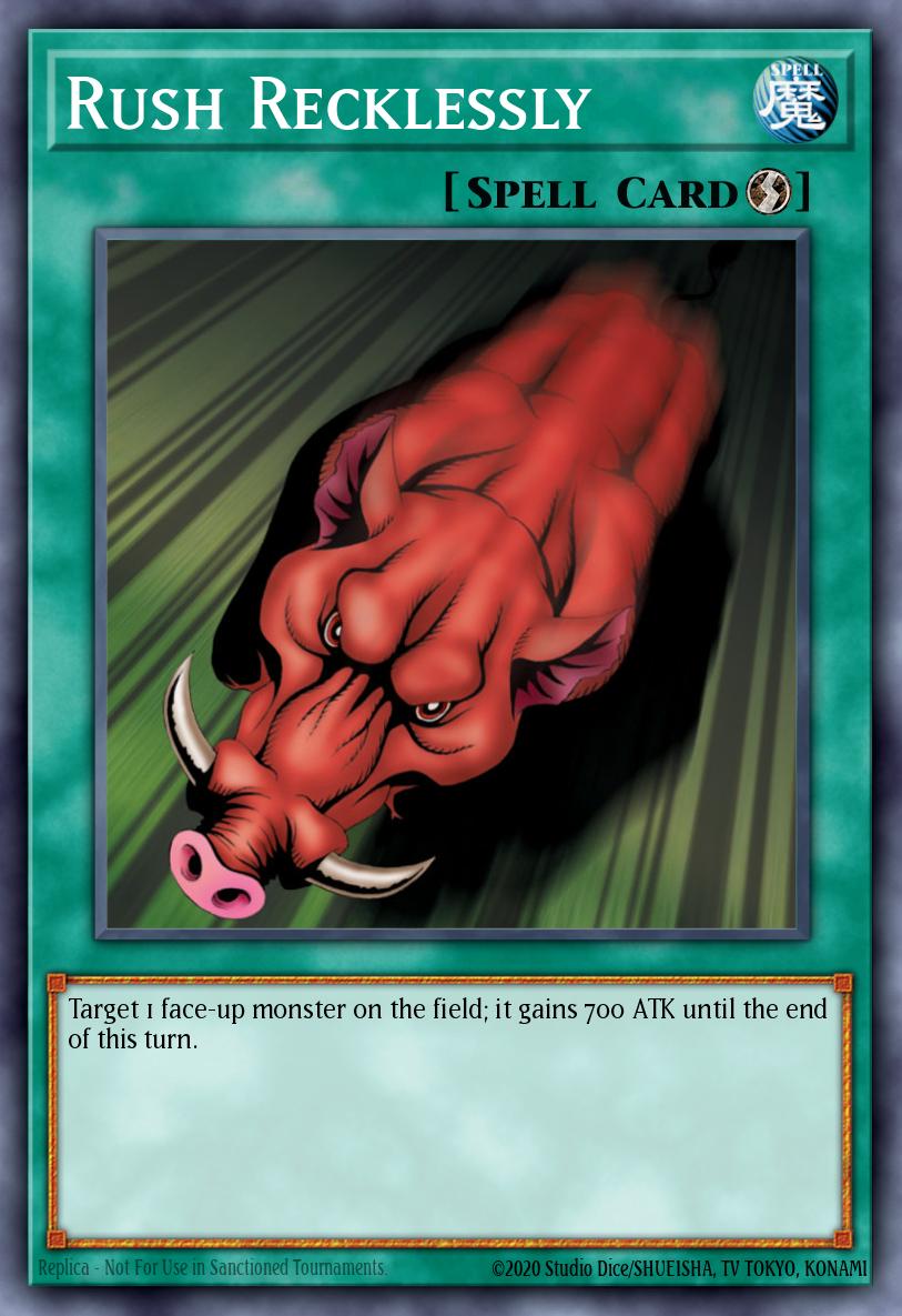 Rush Recklessly - BP02-EN133 Mosaic Rare | Yu-Gi-Oh! Card