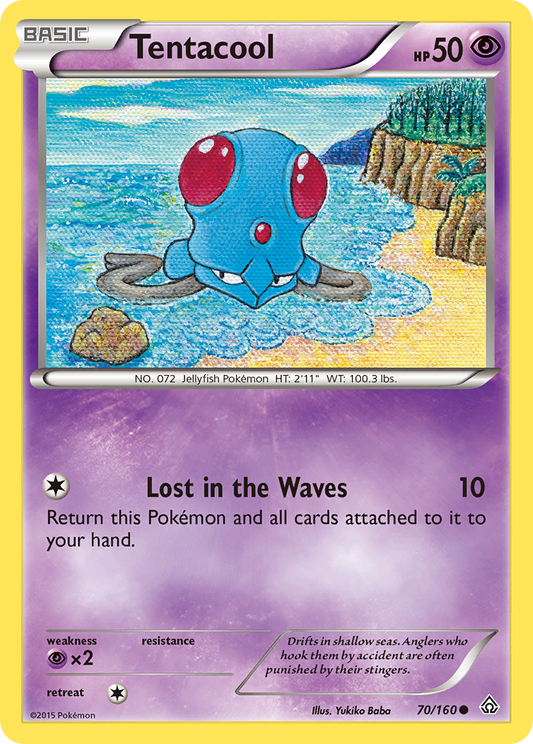 Tentacool 70/160 Common | Primal Clash | Pokemon Card