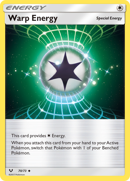 Warp Energy 70/73 Uncommon | Shining Legends | Pokemon Card