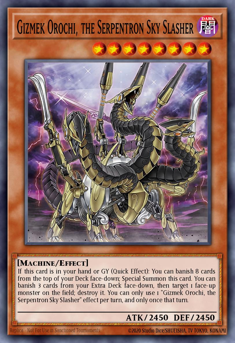 Gizmek Orochi, the Serpentron Sky Slasher - AMDE-EN048 Collector's Rare | Yu-Gi-Oh! Card