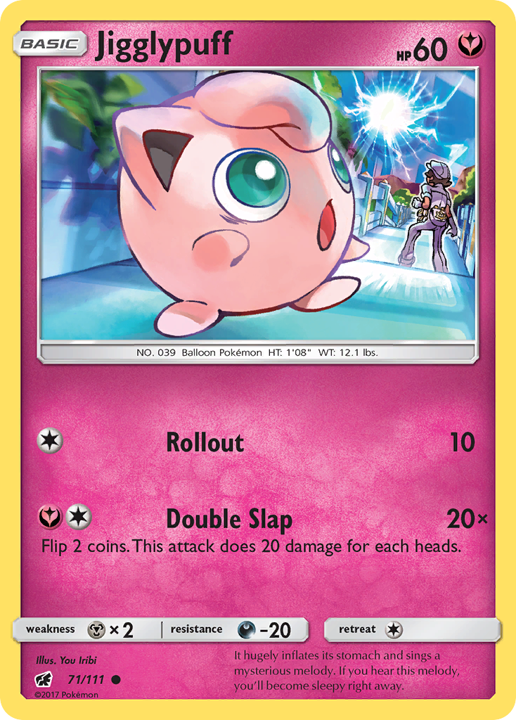 Jigglypuff 71/111 Common | Crimson Invasion | Pokemon Card