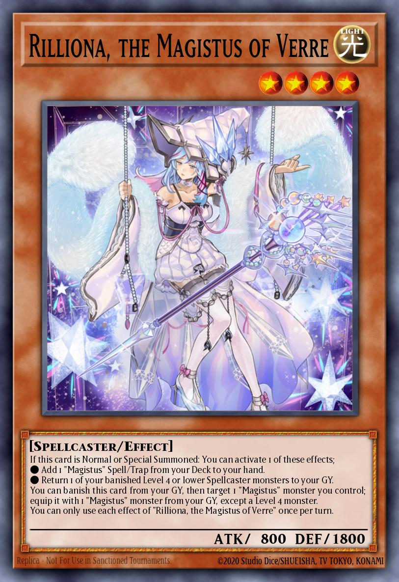 Rilliona, the Magistus of Verre - MAMA-EN058 Ultra Rare | Yu-Gi-Oh! Card