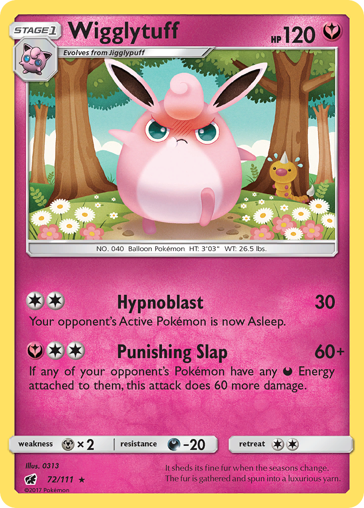 Wigglytuff 72/111 Rare | Crimson Invasion | Pokemon Card