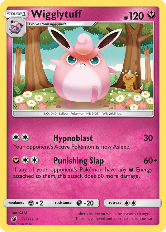 Wigglytuff 72/111 Rare | Crimson Invasion | Pokemon Card