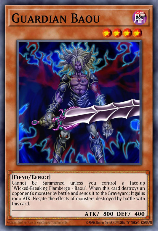 Guardian Baou - DCR-008 Rare | Yu-Gi-Oh! Card