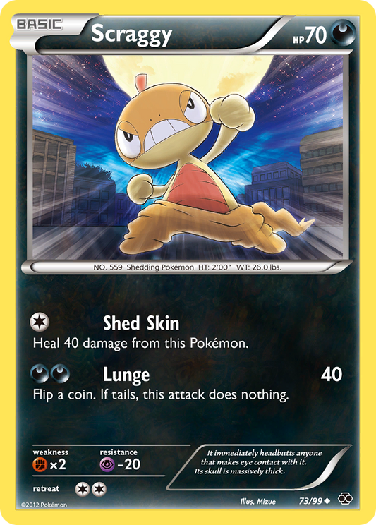 Scraggy 73/99 Uncommon | Next Destinies | Pokemon Card